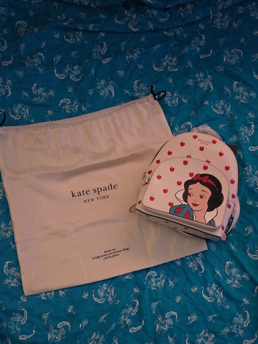 kate spade White Snow White Apple Mini Backpack - Picture 2 of 10